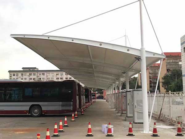 膜結(jié)構(gòu)車棚設(shè)計(jì)圖免費(fèi)下載